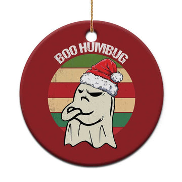 Gothic Xmas Christmas Ornament Boo Humbug Santa Ghost TS09
