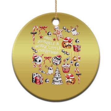 Gothic Xmas Christmas Ornament Have Yourself A Scary Little Christmas TS09