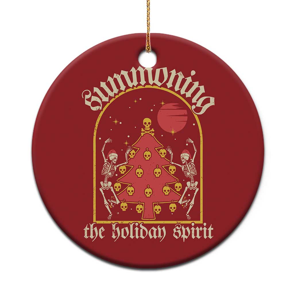 Gothic Xmas Christmas Ornament Summoning Holiday Spirit Skeleton Christmas Tree TS09