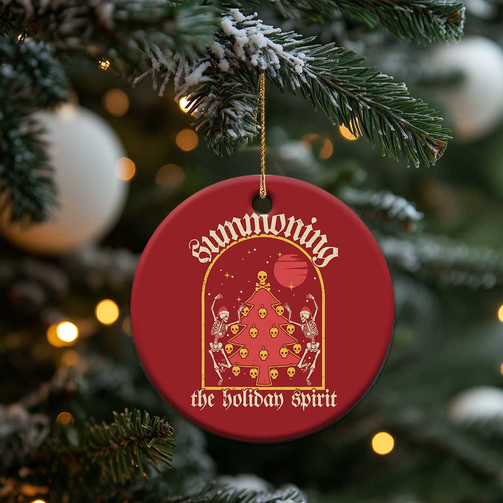 Gothic Xmas Christmas Ornament Summoning Holiday Spirit Skeleton Christmas Tree TS09