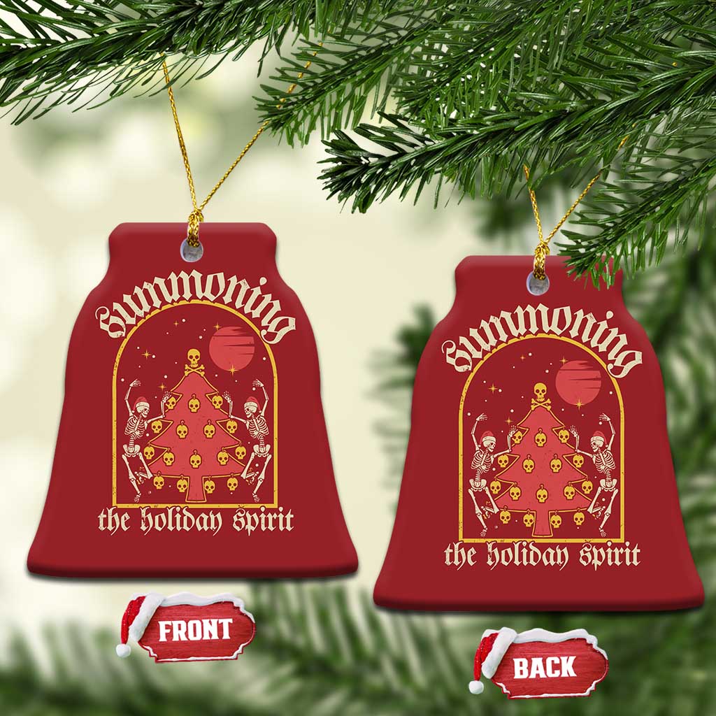 Gothic Xmas Christmas Ornament Summoning Holiday Spirit Skeleton Christmas Tree TS09