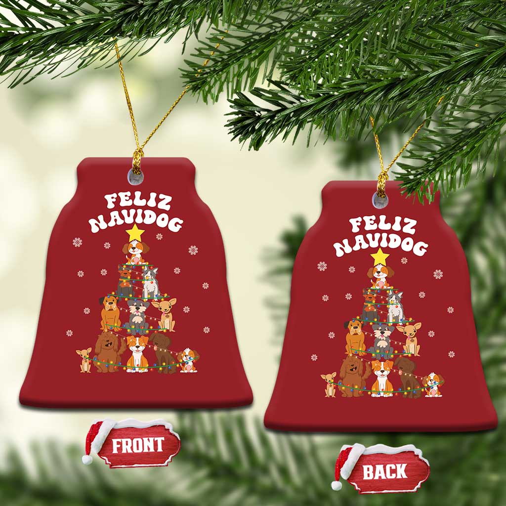 Feliz Navidog Dog Funny Xmas Christmas Ornament TS09
