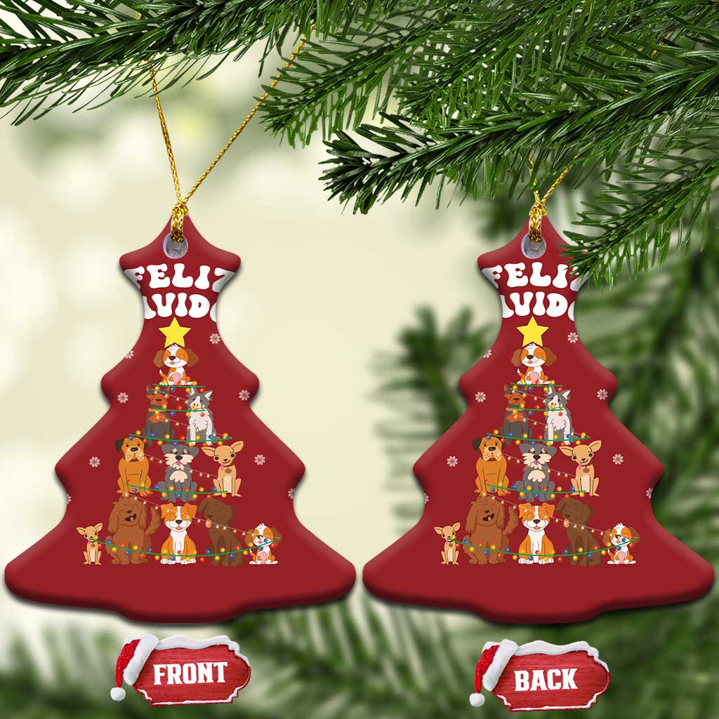 Feliz Navidog Dog Funny Xmas Christmas Ornament TS09