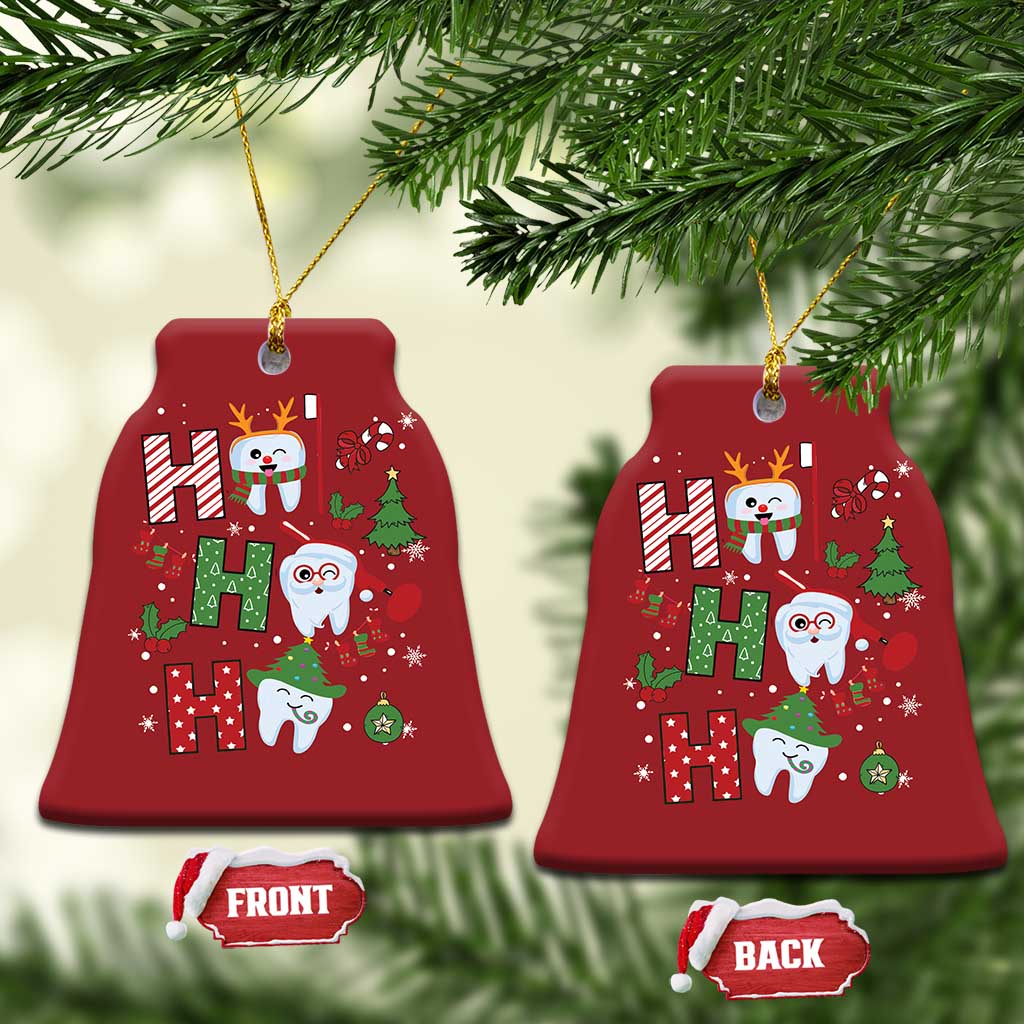 Christmas Dentist Christmas Ornament Ho Ho Ho Tooth Dental TS09