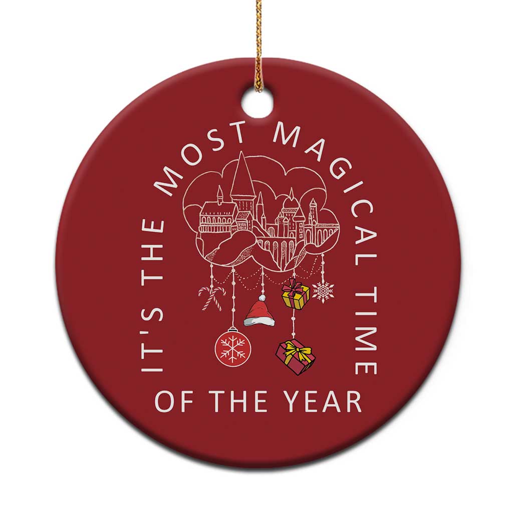It's The Most Magical Time Of The Year Dream Castle Christmas Ornament TS09