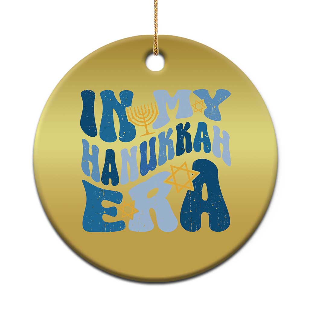 In My Hanukkah Era Christmas Ornament Groovy Chanukkah Jewish TS09