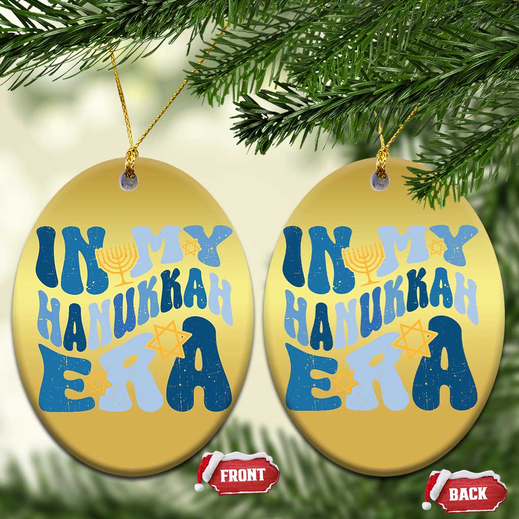 In My Hanukkah Era Christmas Ornament Groovy Chanukkah Jewish TS09