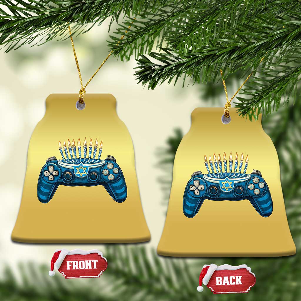 Funny Hanukkah Gamer Gaming Christmas Ornament TS09