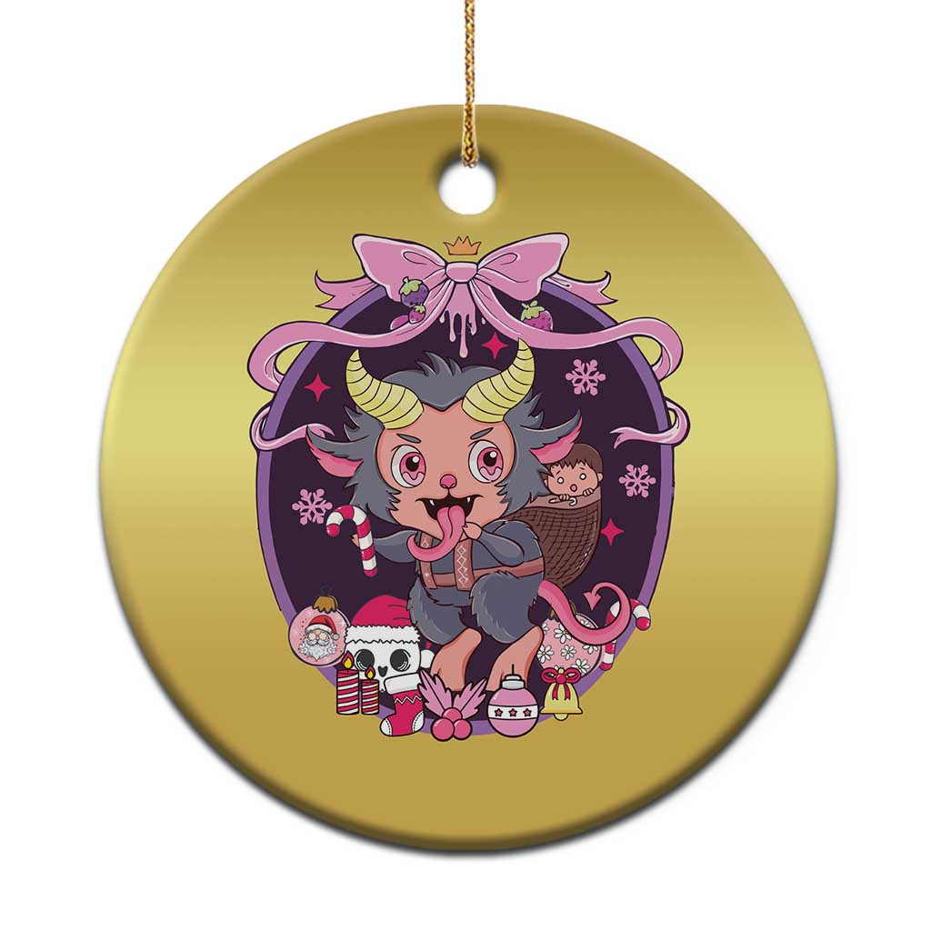 Christmas Kawaii Pastel Krampus Christmas Ornament TS09