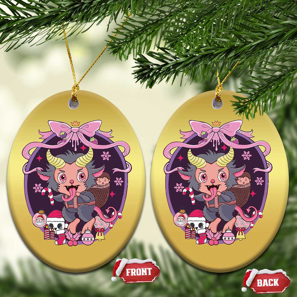 Christmas Kawaii Pastel Krampus Christmas Ornament TS09