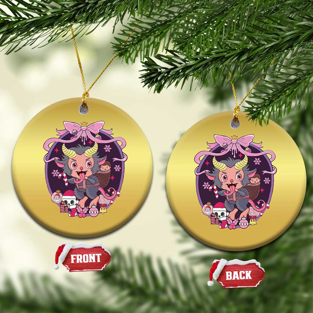 Christmas Kawaii Pastel Krampus Christmas Ornament TS09