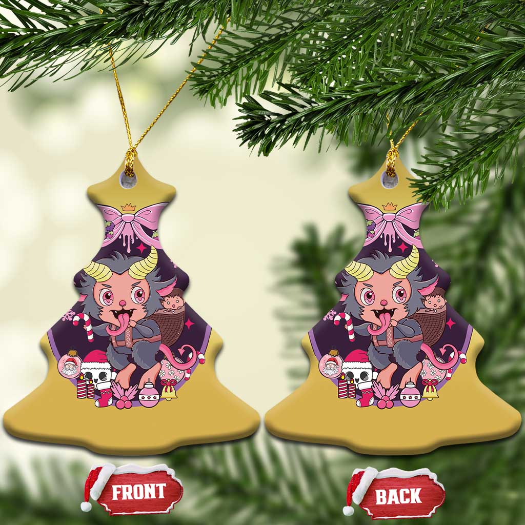 Christmas Kawaii Pastel Krampus Christmas Ornament TS09