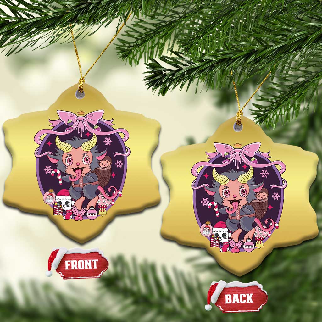 Christmas Kawaii Pastel Krampus Christmas Ornament TS09