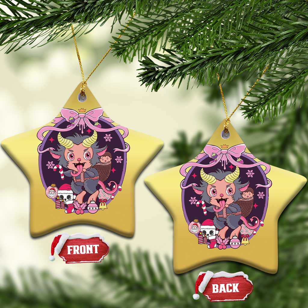 Christmas Kawaii Pastel Krampus Christmas Ornament TS09