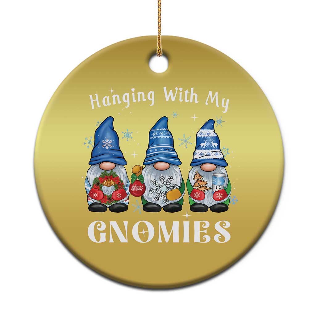 Cute Xmas Gnome Christmas Ornament Hanging With My Gnomies TS09