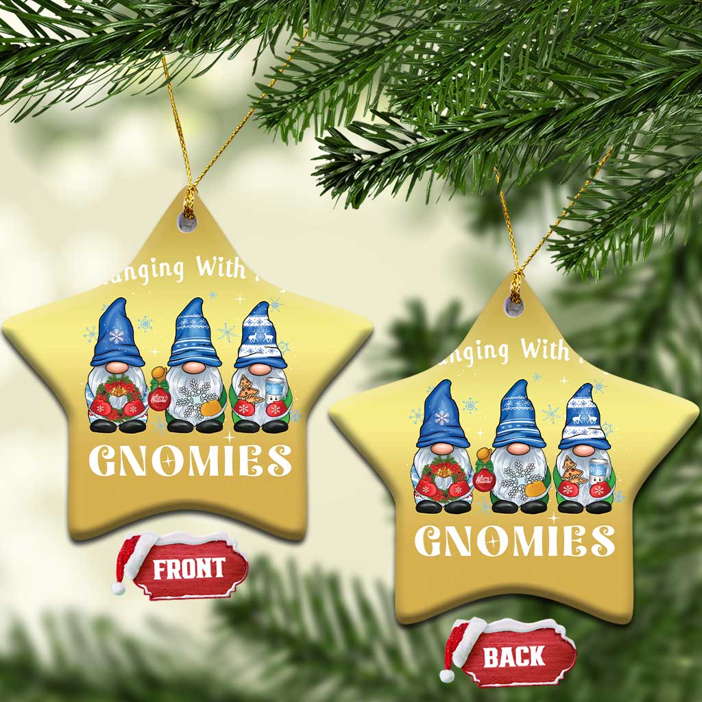 Cute Xmas Gnome Christmas Ornament Hanging With My Gnomies TS09