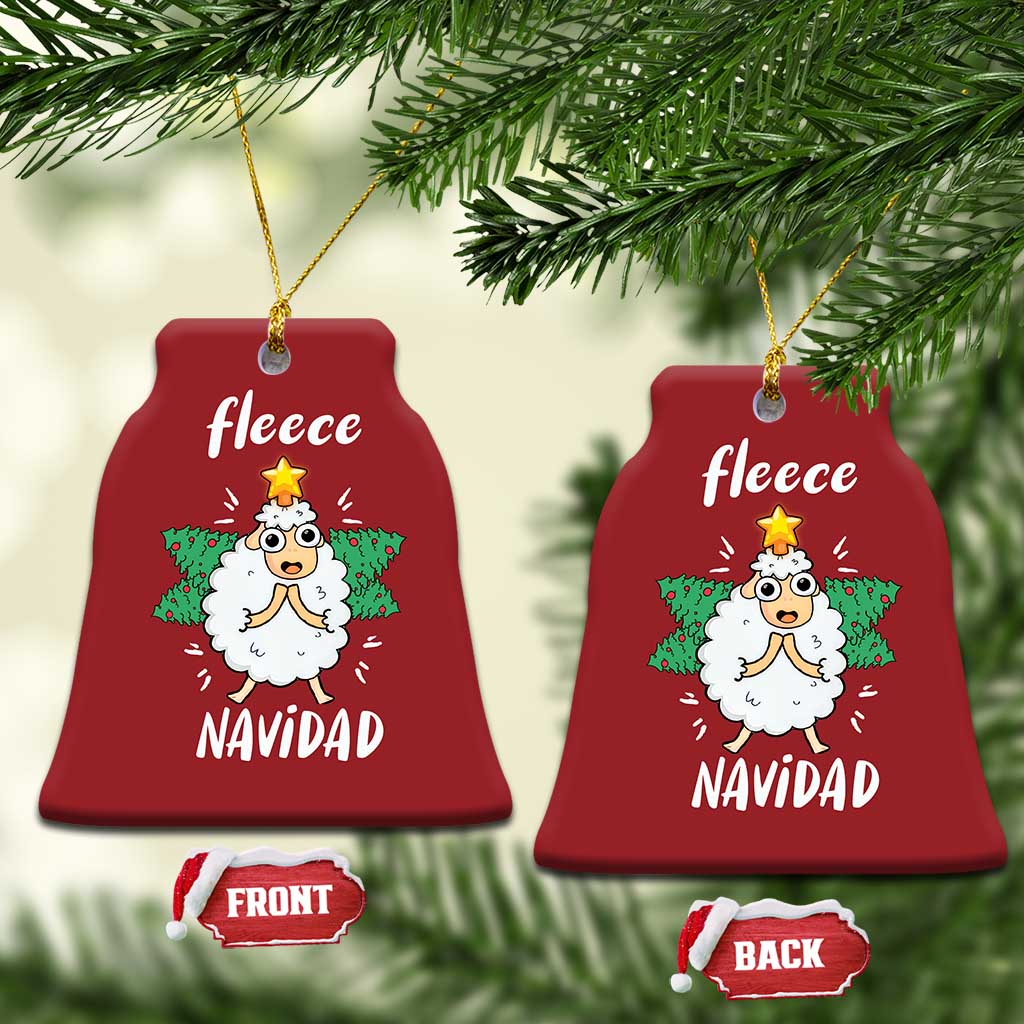 Funny Xmas Christmas Ornament Fleece Navidad Cute Sheep Christmas Tree TS09
