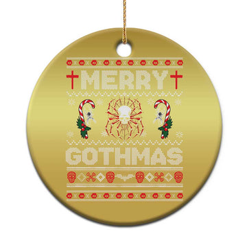 Merry Gothmas Goth Christmas Spider Skulls Christmas Ornament TS09