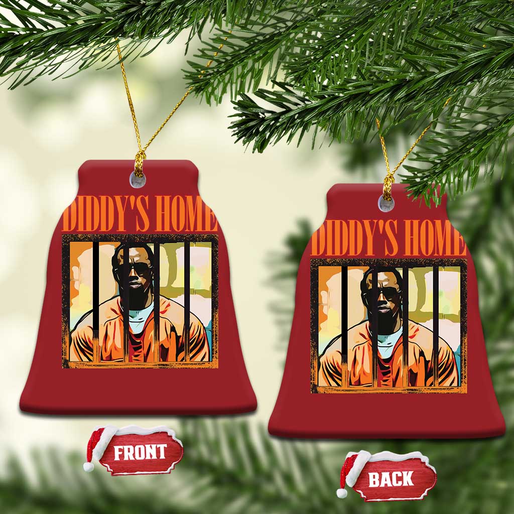 Funny Diddy's Home Diddy Party Christmas Ornament TS09