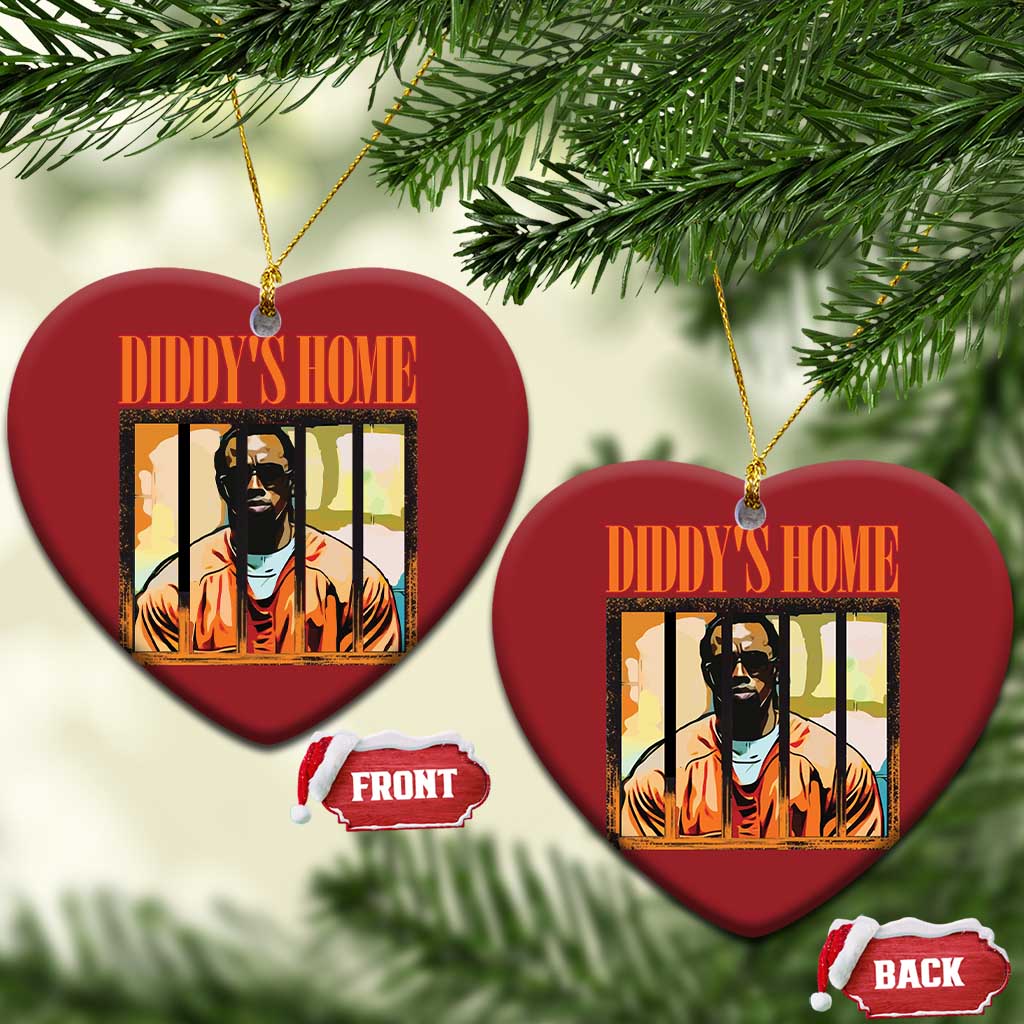 Funny Diddy's Home Diddy Party Christmas Ornament TS09