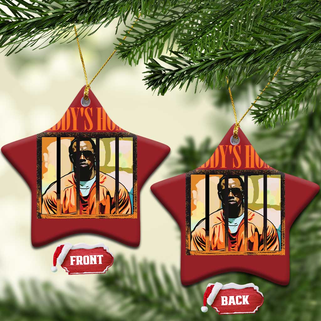Funny Diddy's Home Diddy Party Christmas Ornament TS09