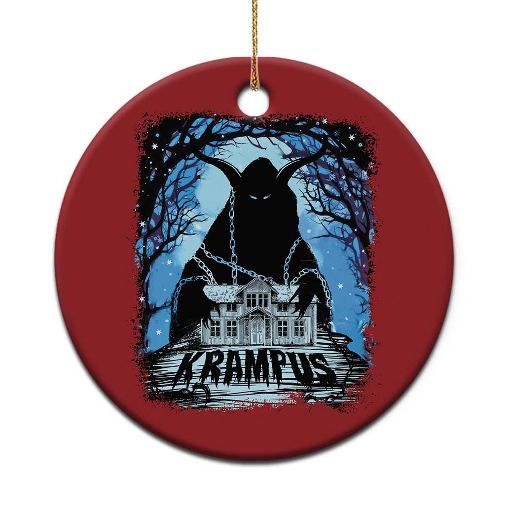Dark Gothic Christmas Krampus Christmas Ornament TS09