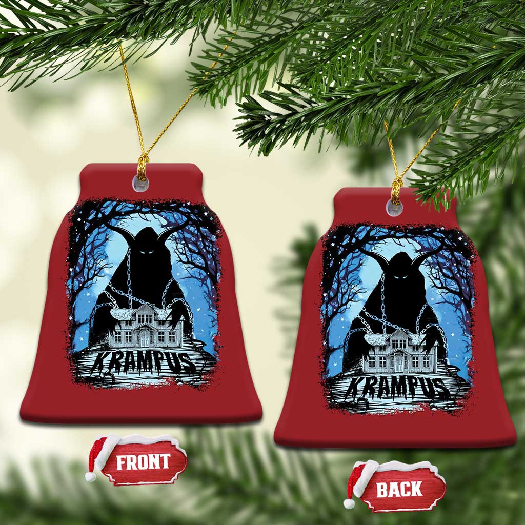 Dark Gothic Christmas Krampus Christmas Ornament TS09