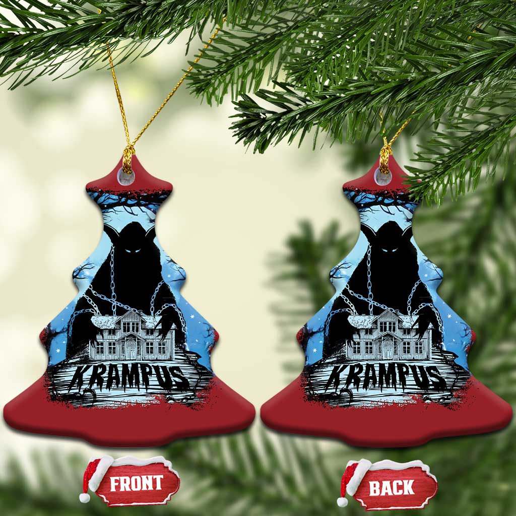 Dark Gothic Christmas Krampus Christmas Ornament TS09