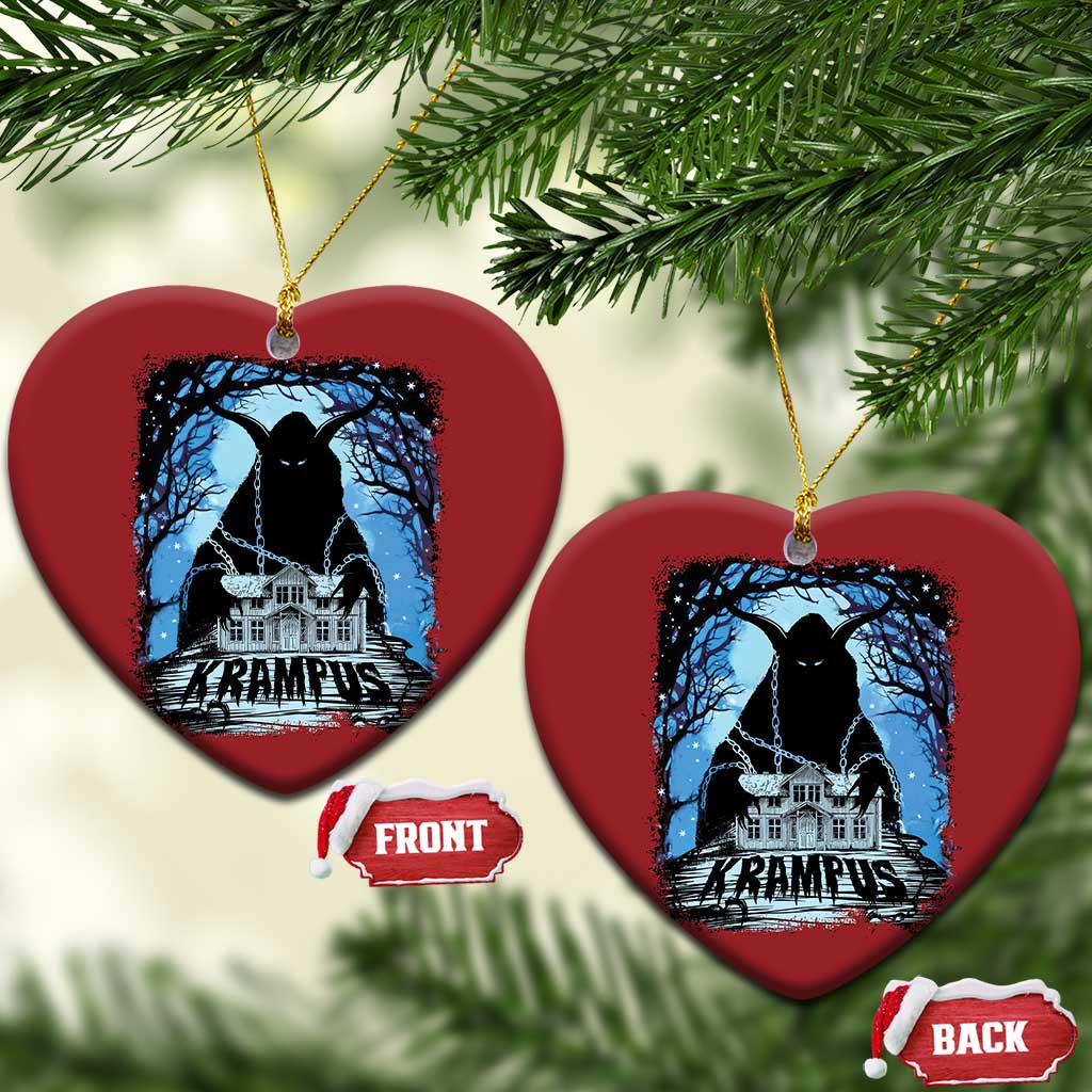Dark Gothic Christmas Krampus Christmas Ornament TS09