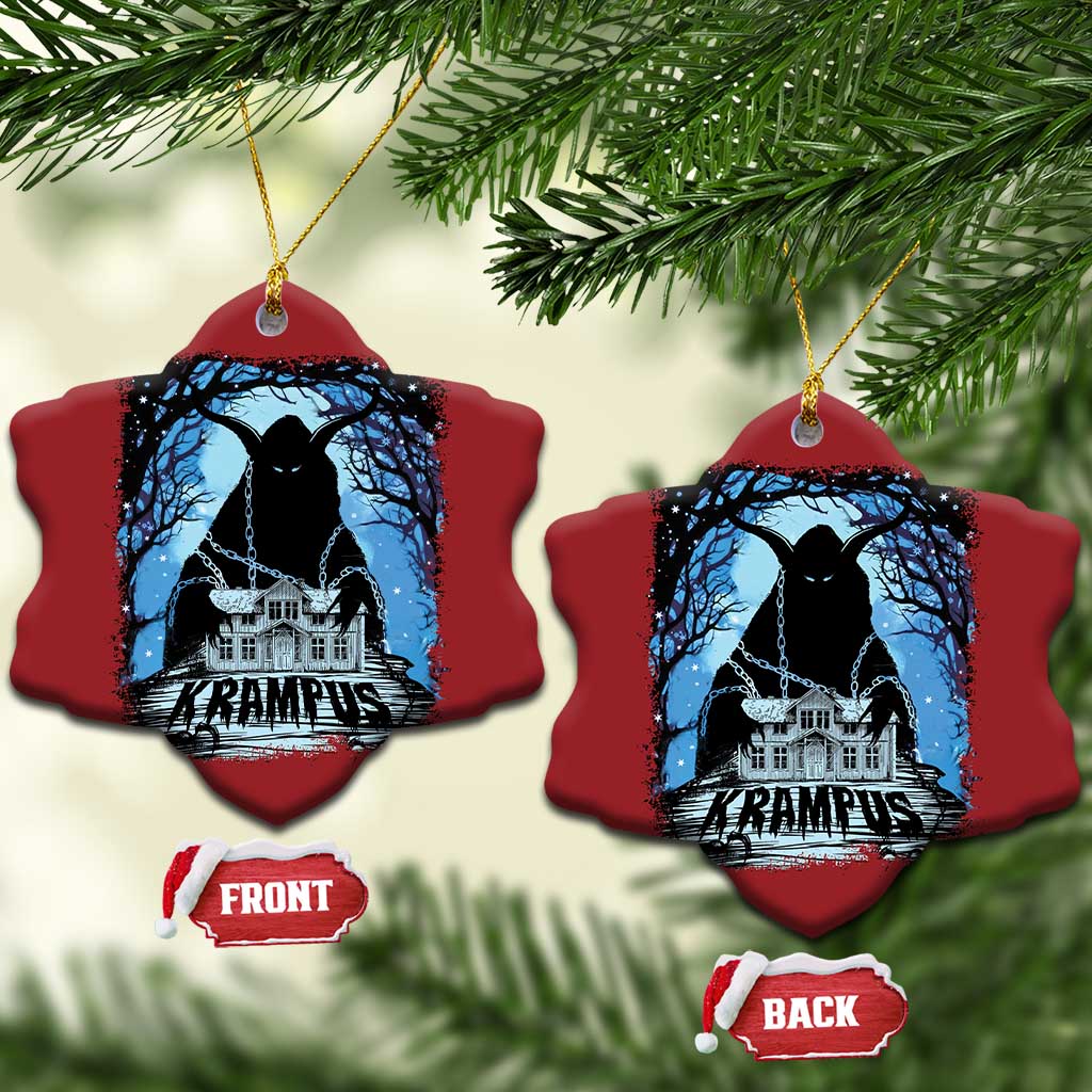 Dark Gothic Christmas Krampus Christmas Ornament TS09