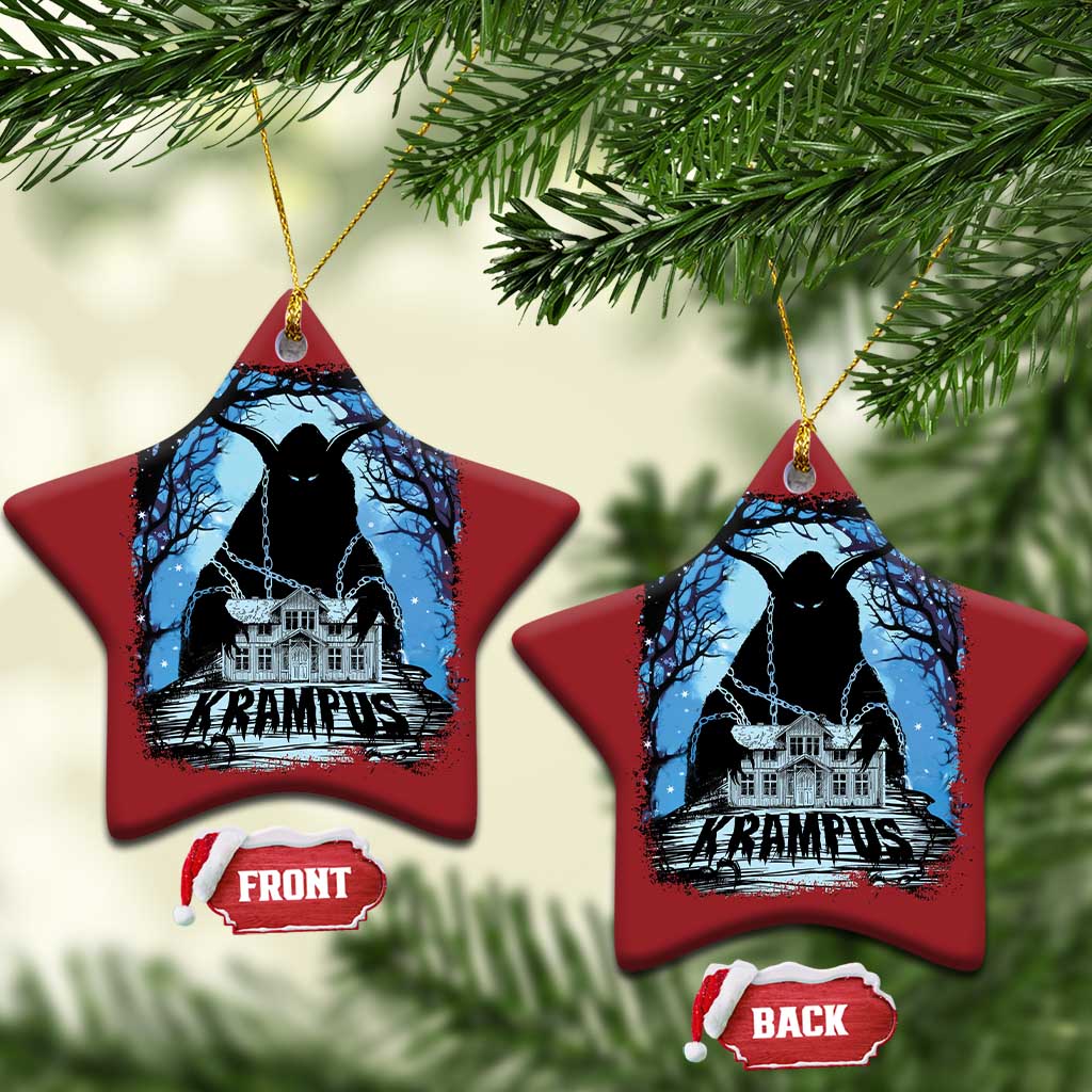 Dark Gothic Christmas Krampus Christmas Ornament TS09