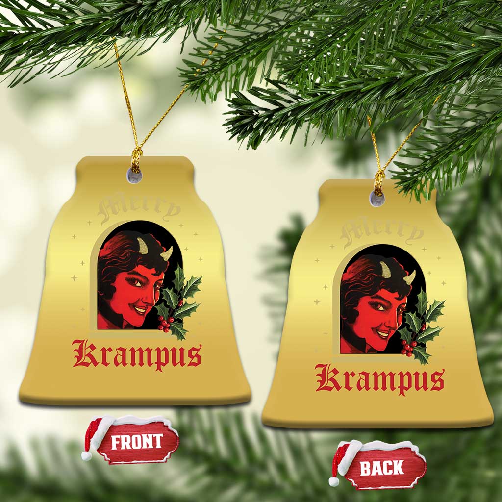 Horror Christmas Female Krampus Christmas Ornament TS09