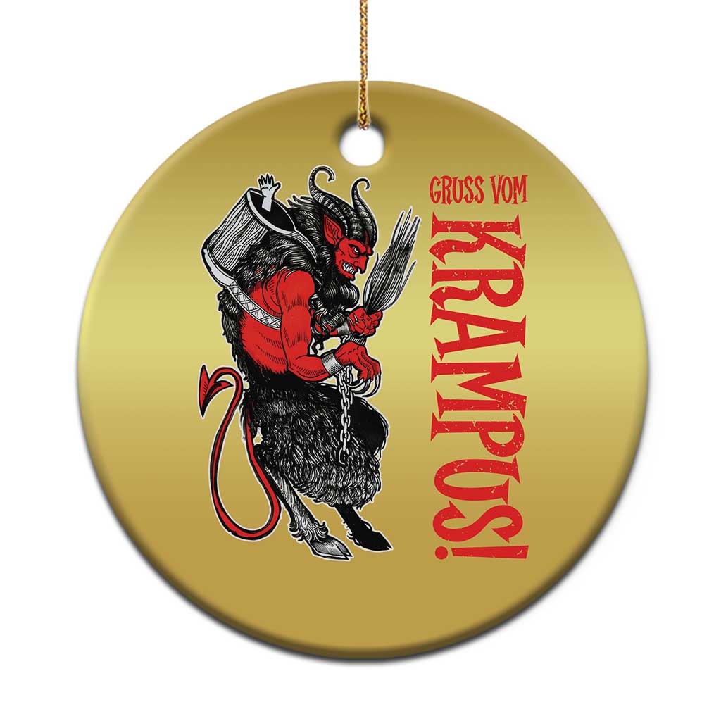 Horror Christmas Gruss Vom Krampus Christmas Ornament TS09