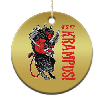 Horror Christmas Gruss Vom Krampus Christmas Ornament TS09