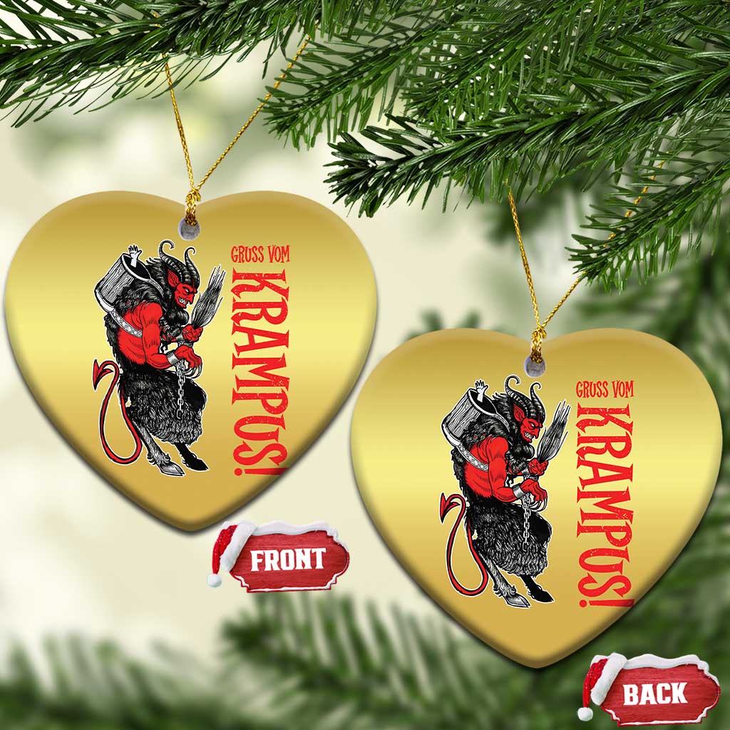 Horror Christmas Gruss Vom Krampus Christmas Ornament TS09