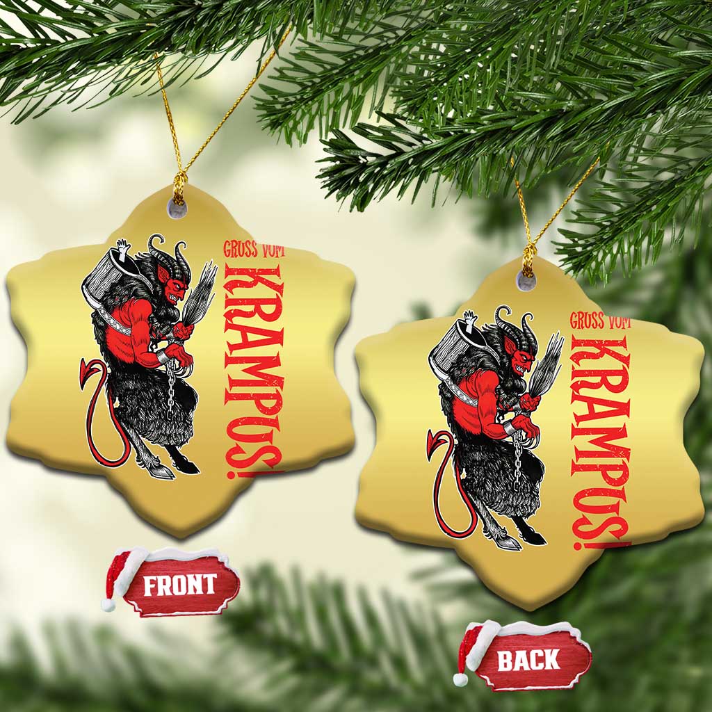 Horror Christmas Gruss Vom Krampus Christmas Ornament TS09