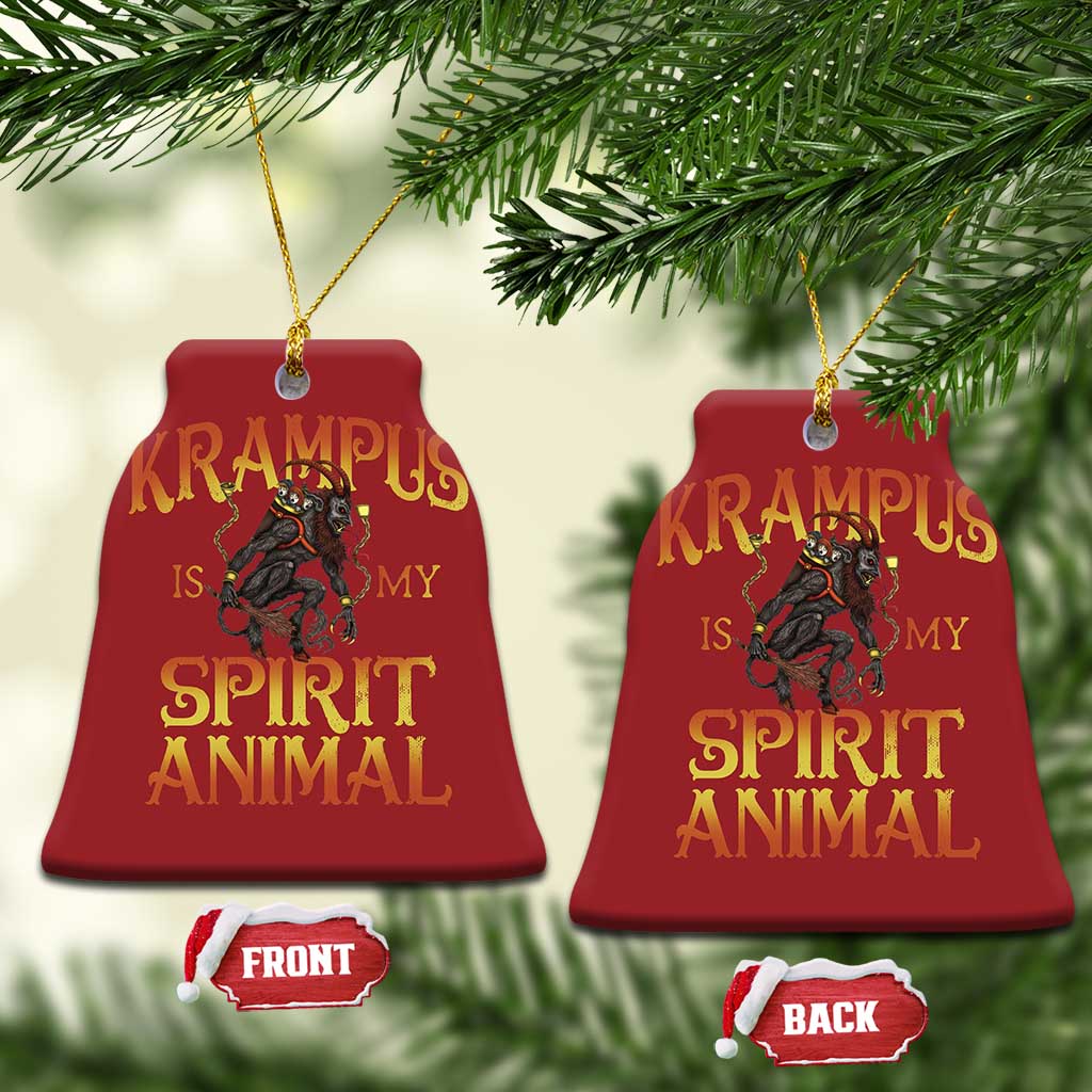 Xmas Krampus is My Spirit Animal Christmas Ornament TS09