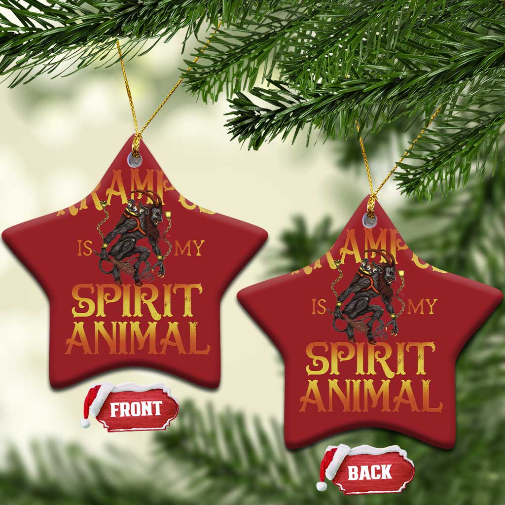 Xmas Krampus is My Spirit Animal Christmas Ornament TS09