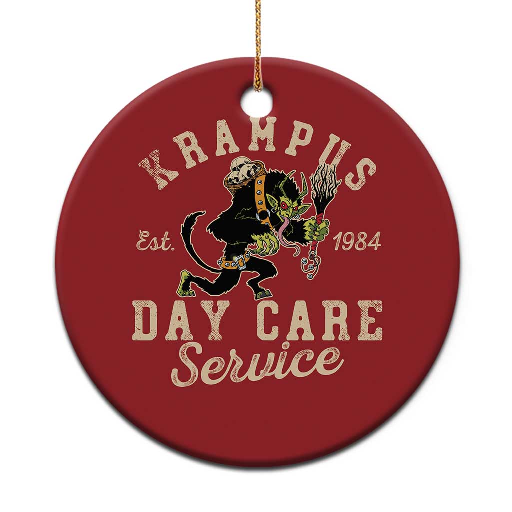 Xmas Krampus Day Care Service Christmas Ornament TS09