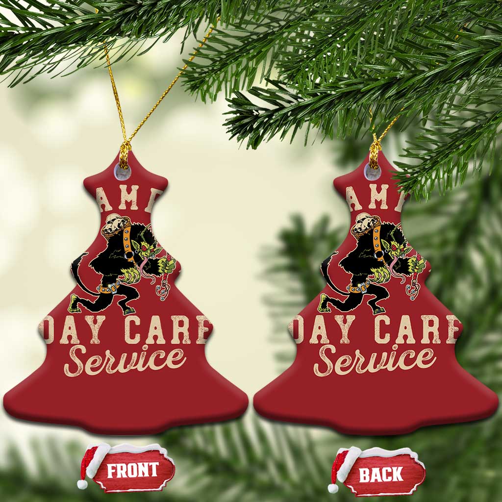Xmas Krampus Day Care Service Christmas Ornament TS09