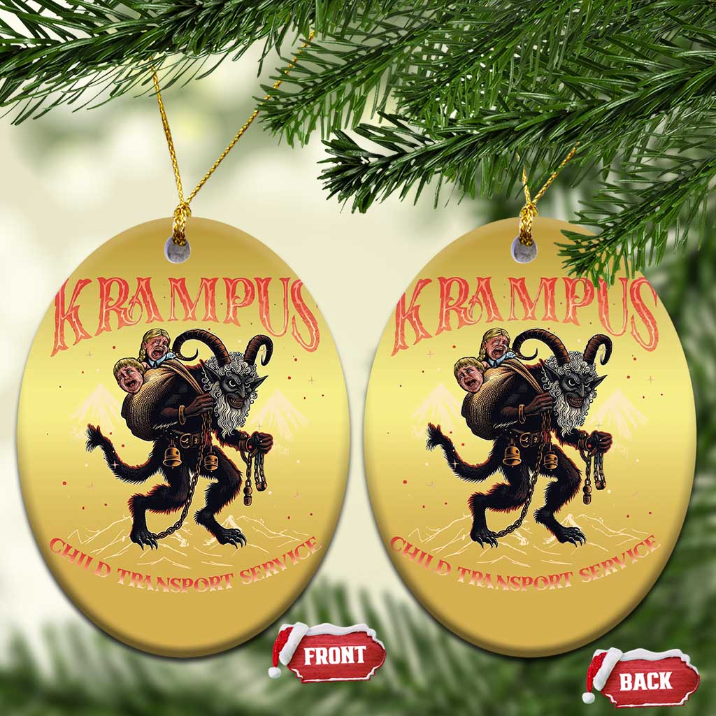Krampus Christmas Ornament Child Transport Service Spooky Christmas TS09
