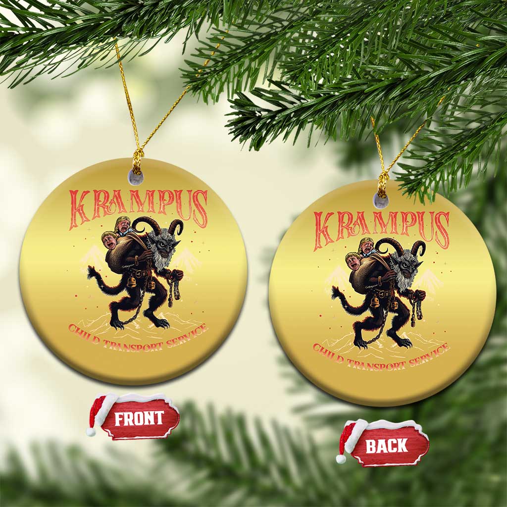 Krampus Christmas Ornament Child Transport Service Spooky Christmas TS09