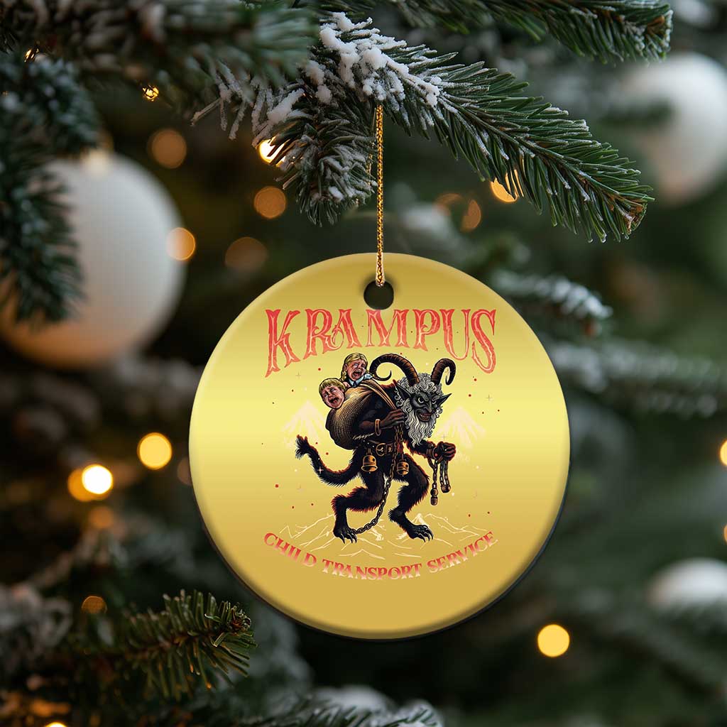 Krampus Christmas Ornament Child Transport Service Spooky Christmas TS09