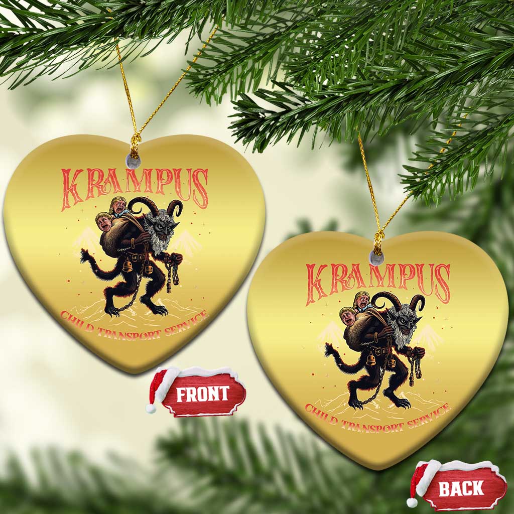 Krampus Christmas Ornament Child Transport Service Spooky Christmas TS09