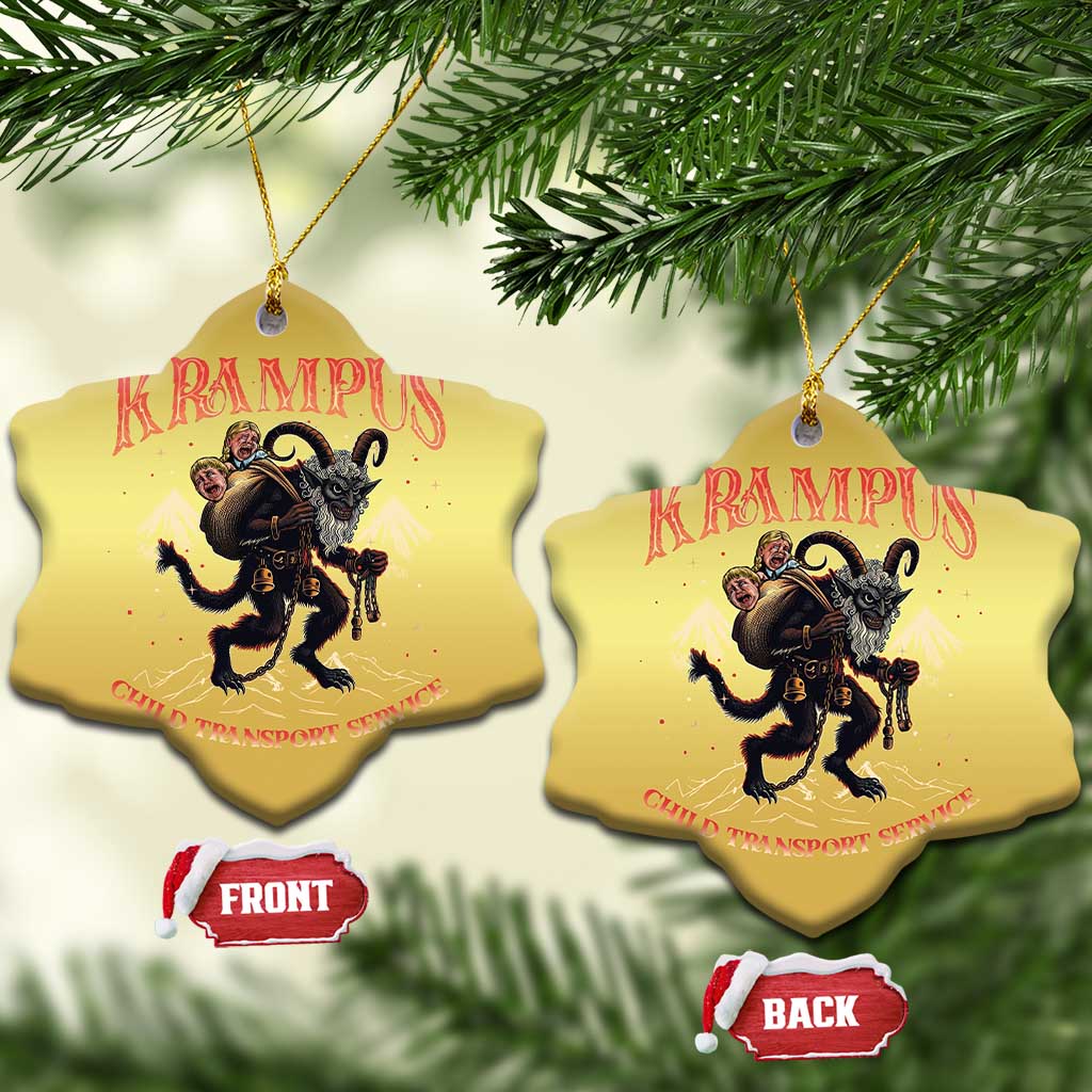 Krampus Christmas Ornament Child Transport Service Spooky Christmas TS09