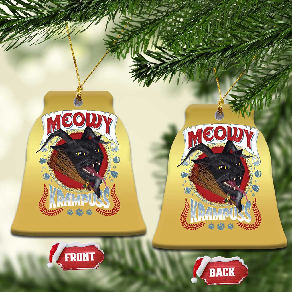 Xmas Krampus Cat Christmas Ornament Meowy Krampuss Black Cat TS09