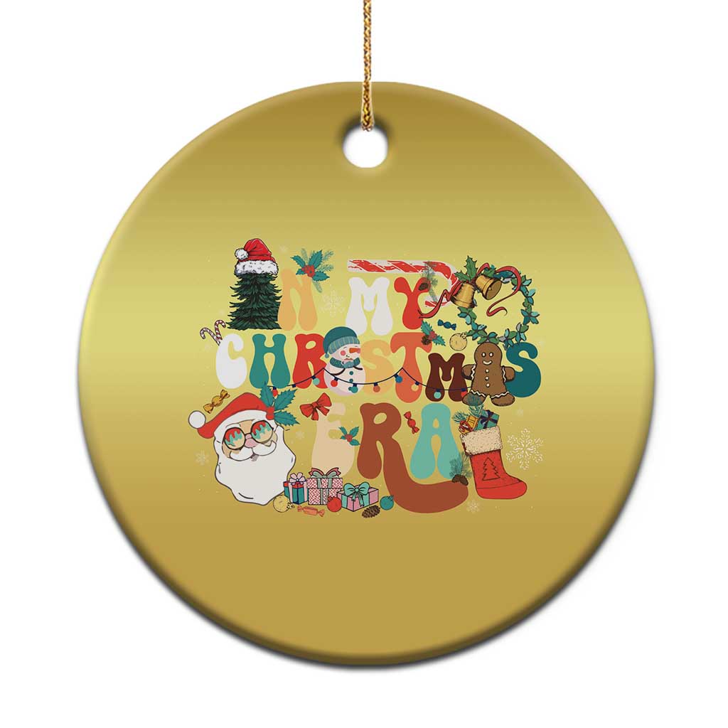 In My Christmas Era Retro Groovy Christmas Ornament TS09