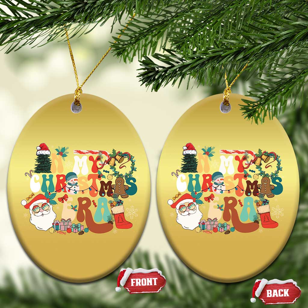 In My Christmas Era Retro Groovy Christmas Ornament TS09