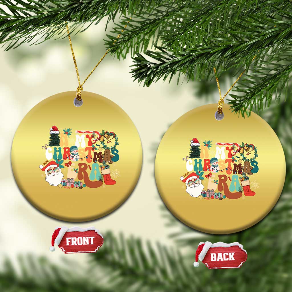 In My Christmas Era Retro Groovy Christmas Ornament TS09