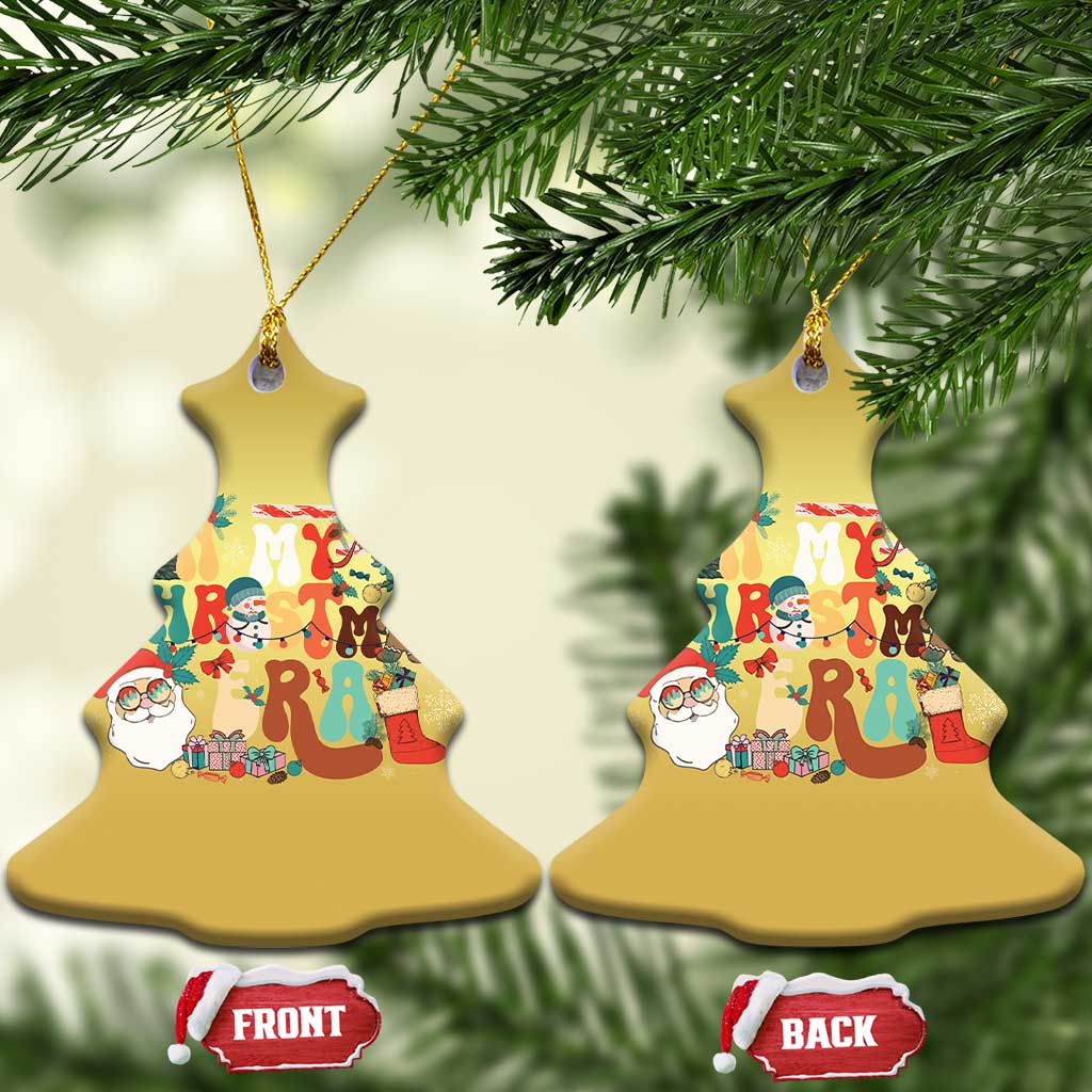 In My Christmas Era Retro Groovy Christmas Ornament TS09